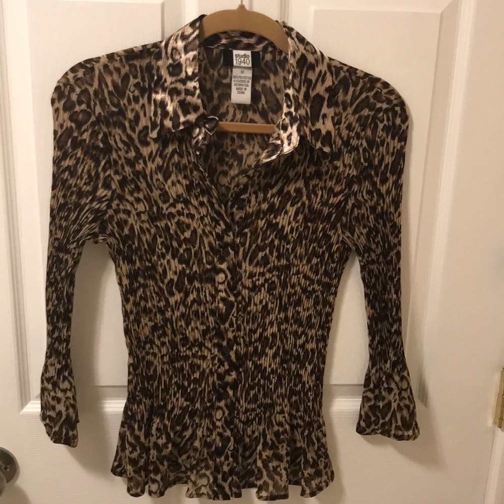 Leopard blouse